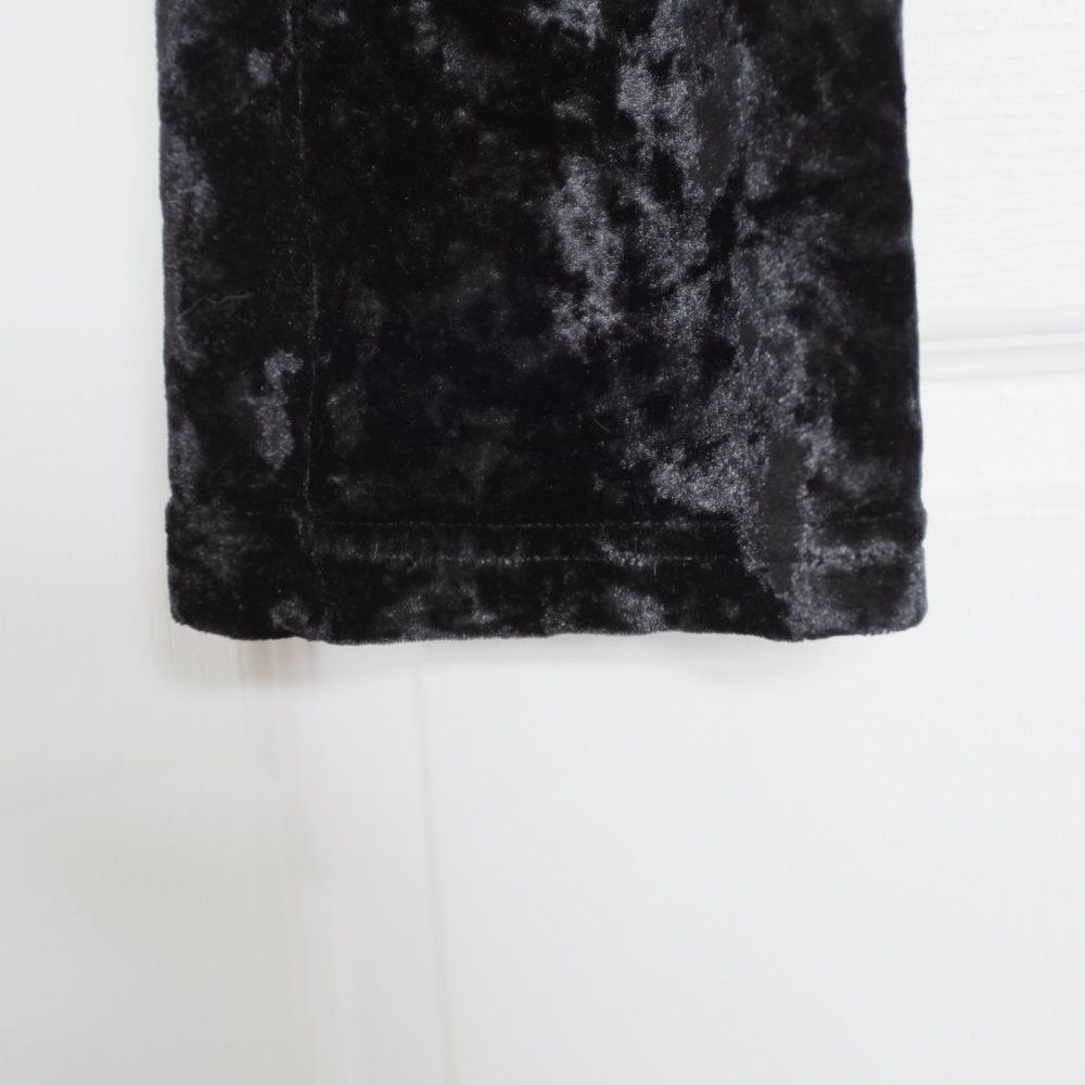 COPY - Giani Feroti lady line black velvet pants size S - Picture 6 of 9